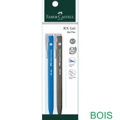 Faber Castell Pen RX Gel Blue 0.7mm 2 in 1
