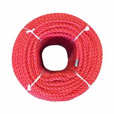 PP ROPE WHITE RED 10MM X 220M