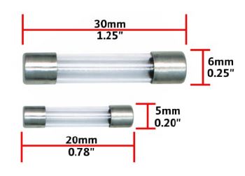 Fast Blow Glass Fuse 5x20mm 2.5A (10 pcs      /      set)