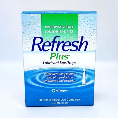 *REFRESH PLUS EYE DROPS 0.4ML 30S BOX