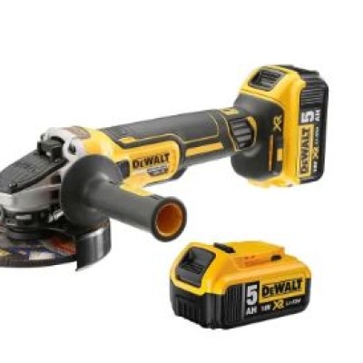 DeWALT DCG405P2-GB 18V XR Brushless 125 mm 5 Ah