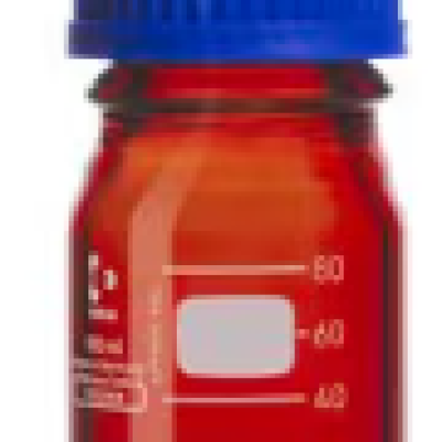 Lab Bottle c w Screw Cap & Pouring Ring