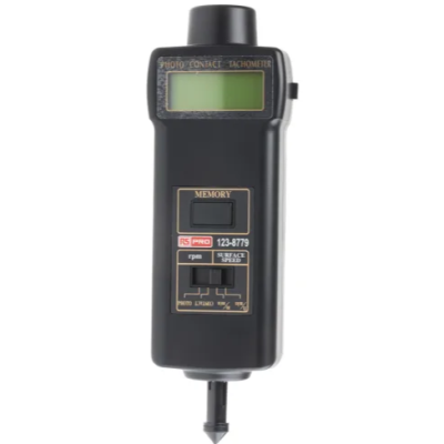 RS PRO Tachometer Best Accuracy 0.05 % - Contact, Optical LCD 99999rpm ( 123-8779)