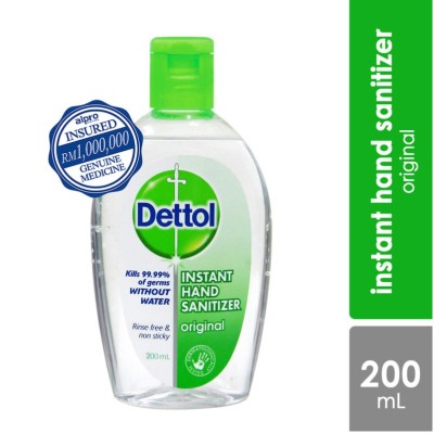 DETTOL INSTANT HAND SANITIZER ORIGINAL 200ML, C