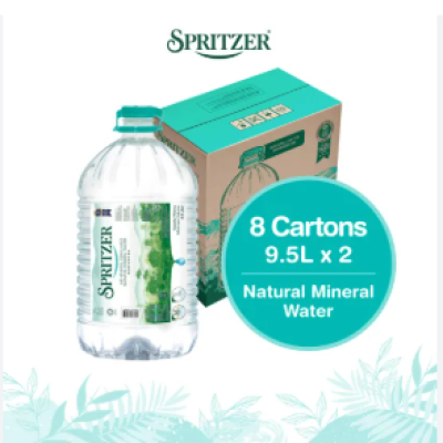 SPRITZER Mineral Water (1 CARTON 9500ml x 2 Bottles)