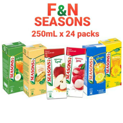 F&N Seasons Carton Packet Drinks (250ml X 24)
