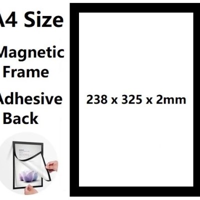 A4 Size Magnetic Display Board Frame Photo Poster Certificate Frame Holder