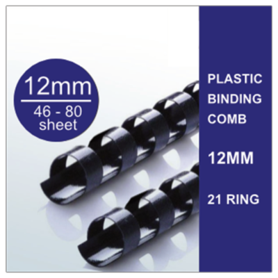 Binding Comb 12mm 21-Ring