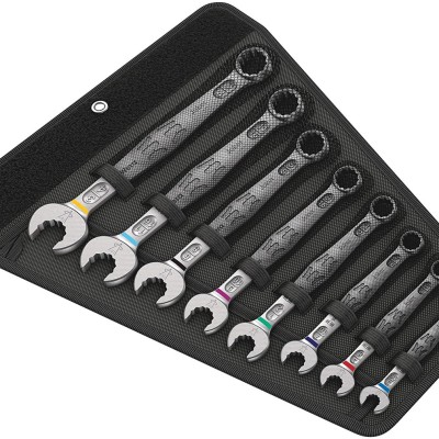 *Wera 05020241001 8 Piece Chrome Molybdenum Steel Ring Imperial Spanner Set
