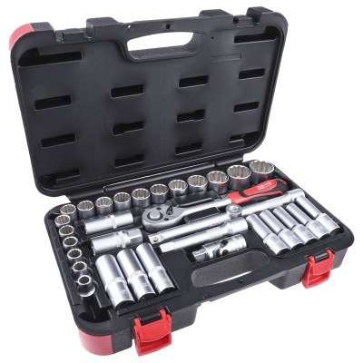 RS PRO 229-7278 Socket Set with Ratchet 1 2in