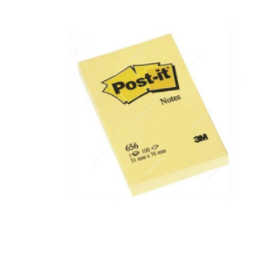 3M Post-It Notes Yellow 656 2" x 3" (100pcs pad)