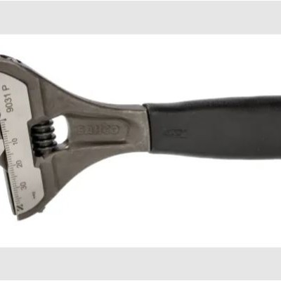 Bahco Adjustable Spanner, 218 mm Overall, 39mm Jaw Capacity, Plastic Handle