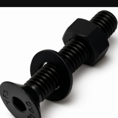 COUNTER SUNK HEAD BOLT WITH NUT Material:ASTMA193-B7 A194-2H Zn-Ni Electroplated+PTFE top coat