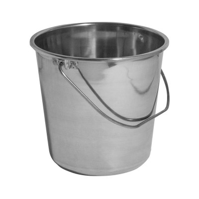 STAINLESS STEEL MULTIPURPOSE PAIL - 8 litres