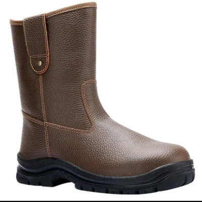 Krushers Texas 296125, Brown,9 Pull-on Rigger Boot, UK 3 - 13, DOSH SIRIM Approved