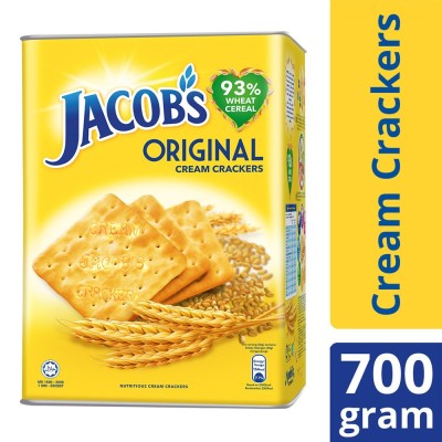 *Jacobs Tin Original Cream Crackers 700g