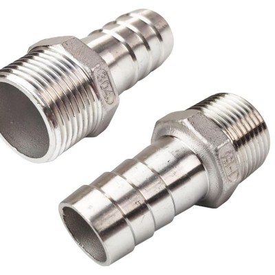 HOSE CONNECTOR - 2IN (ID), NPTM, STAINLESS STEEL