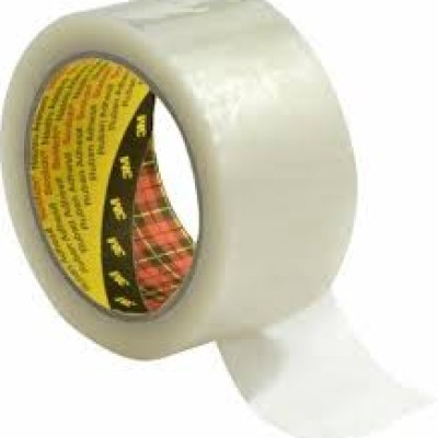 Scotch Box Sealing Tape 371, Clear, 72 mm x 100 m