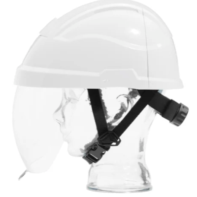 Penta White Helmet with Chin Strap, Adjustable
