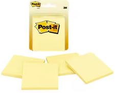 3M Post-it Notes - Yellow 1” X 11      /      2 consist of  50sheets      /      pad (6pads      /      packet)