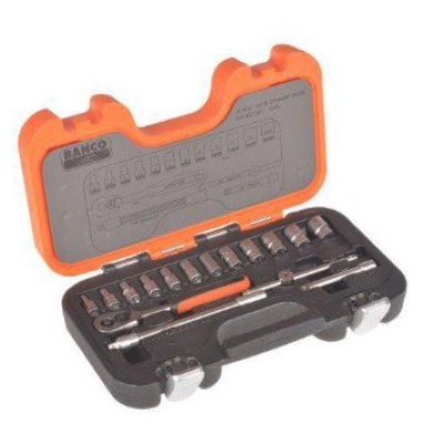 Facom R.411MU, 27 Pieces Socket & Wrench Set 1 4 in Square Drive