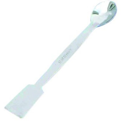 Stainless Steel Lab Use Spatula - Spoon End Type - 200mm