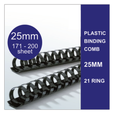 Binding Comb 25mm 21-Ring