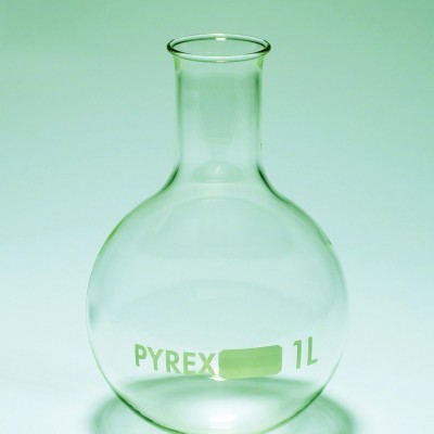 *PYREX Round Bottom Boiling Flasks , Narrow Neck - 250ml