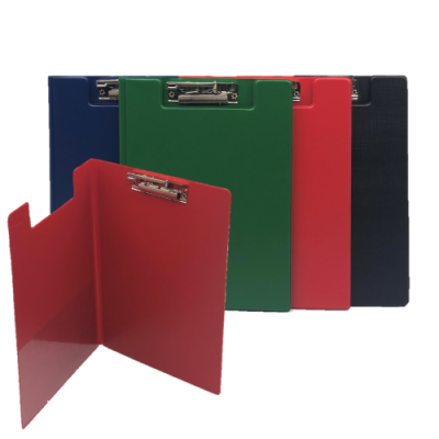 PVC Student File Lever Clip A4 (2100) - Mix Colour x 12pcs