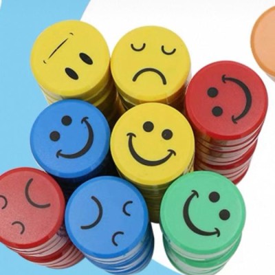 Whiteboard Magnetic Button with Emoticons ( 10pcs per emoticons )
