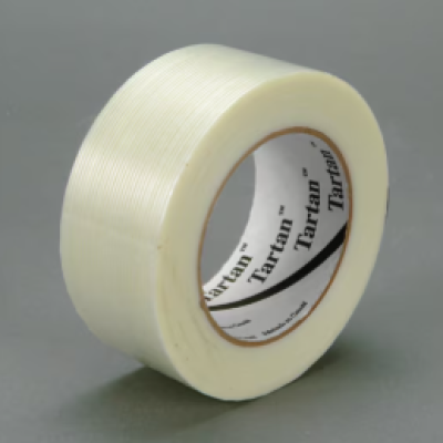 3M Tartan Filament Tape 8934, Clear, 48 mm x 55 m