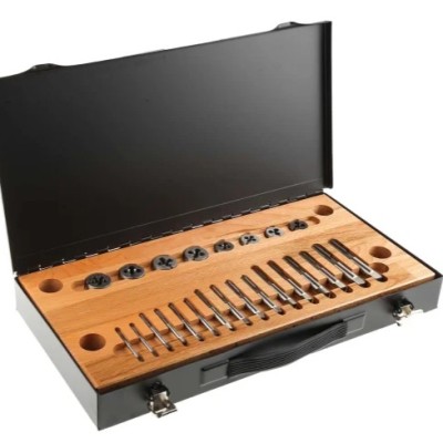 RS PRO 20-PIECE HSS THREAD TAP & DIE SET, M3 - M10 TAPS, M3 - M10 DIES, 300-7436