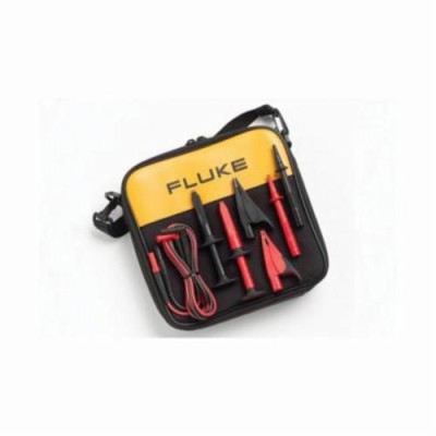 FLUKE TLK220 Test Lead Kit, Industrial, TL224 Set, TP74 Lantern Tip Test Probes, Crocodile Clips, Soft Case