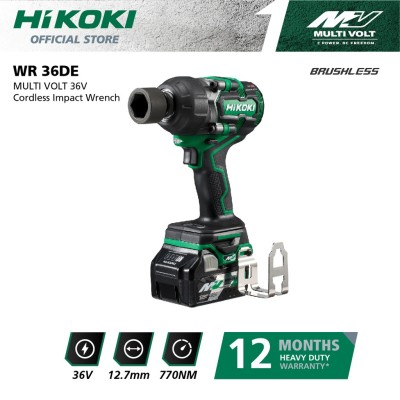 *HiKOKI WR36DE MULTI VOLT(36V) Brushless Cordless Impact Wrench WR36D