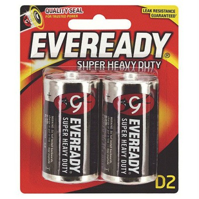 Eveready Super Heavy Duty Battery SIZE D (D2) 2PCS