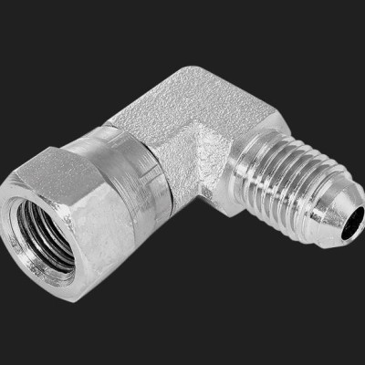 1.5 16 JIC 90 Degree Compact Elbow - Male x Swivel Female Adaptor