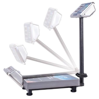 DYNAWEIGHT PLATFORM SCALE 150 KG MILD STEEL ELECTRONIC PLATFORM. FOLDABLE POLE.