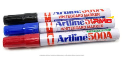 ARTLINE 500A WHITEBOARD MARKER, BLUE, 12PCS      /      BOX