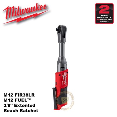 *Milwaukee M12 FIR38LR Fuel 3 8" Extended Reach Impact Ratchet