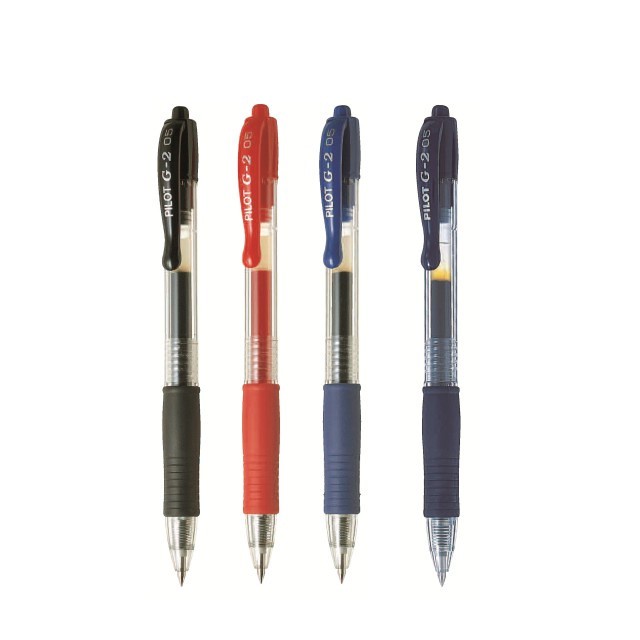 Pen : Pilot G-2 Gel Pen 0.7mm (assorted colours) - Black