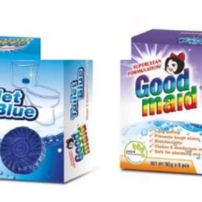 Harpic Power Bluematic Clorox Toilet Block Cleaner Goodmaid Toilet Bowl Cleaner 50g (6s) Pencuci Penyegar Tandas (Lavender Blue)