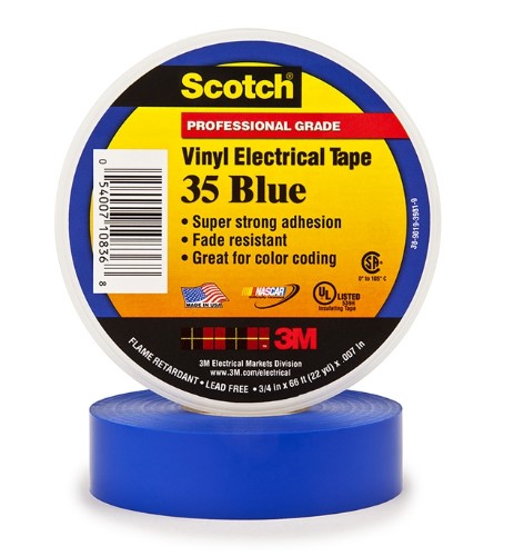 Scotch Vinyl Electrical Tape 35 (BLUE)