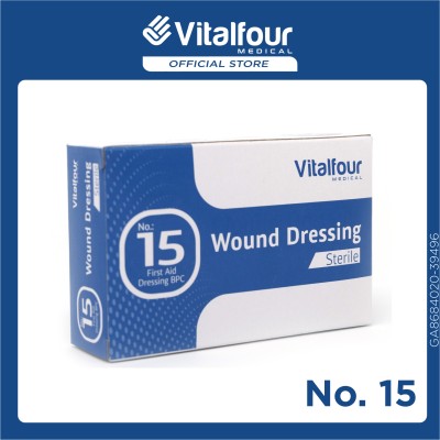 VITALFOUR Sterile Wound Dressing No: 15 ( Large ) ( Other Part ), 18cm x 16cm