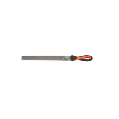 *Bahco 150mm, Second Cut, Flat Engineers File With Soft-Grip Handle
