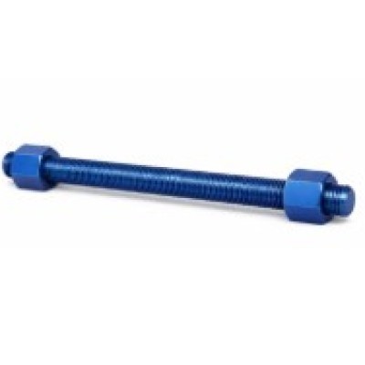 3 1 4 in -8UN x 750MM STUDBOLT ASTM A193 Gr.B7 (ANSI B18.2.1) C W 2 PCS OF HEAVY HEX NUT ASTM A194 Gr.2H (ANSI B18.2.2)-ZINC NICKEL PLATED WITH FLUOROCARBON "MasterNiZCote" 1424 BLUE