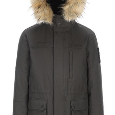 *Universal Traveller Men's Down Jacket with Logo Bad on Sleeve Arm DJ23034 - XXL