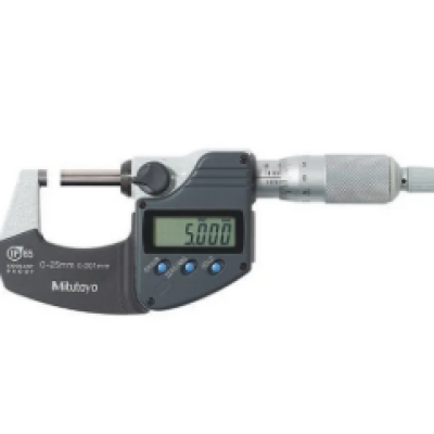 Mitutoyo 293-344 External Micrometer, Range 0 mm 25 mm