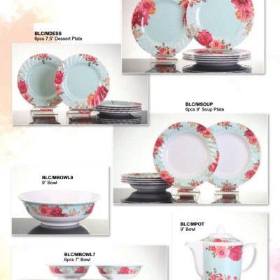 *#Giacomo Milamine Tableware Set - 6pair x Cup & Saucer