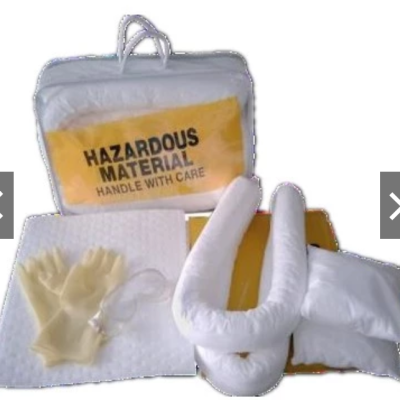 Tags-SK30O 30L Oil Absorbent & Spill Kit Bag 30L Sorbent (White)