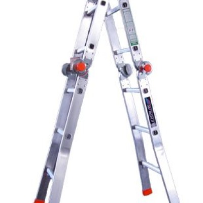 LADDER, FOLDING HEAVY DUTY ALUMINUIM LADDER, 6ft - "A" HEIGHT
